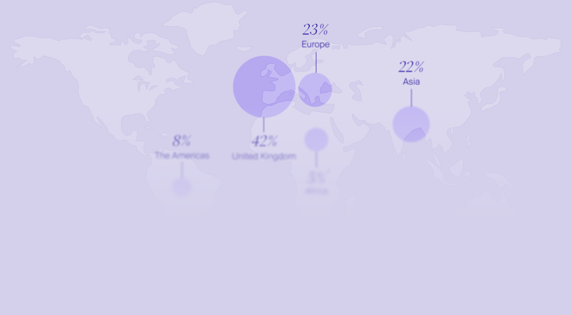 A map of the breakdown of residents living in buildings managed by VervLife